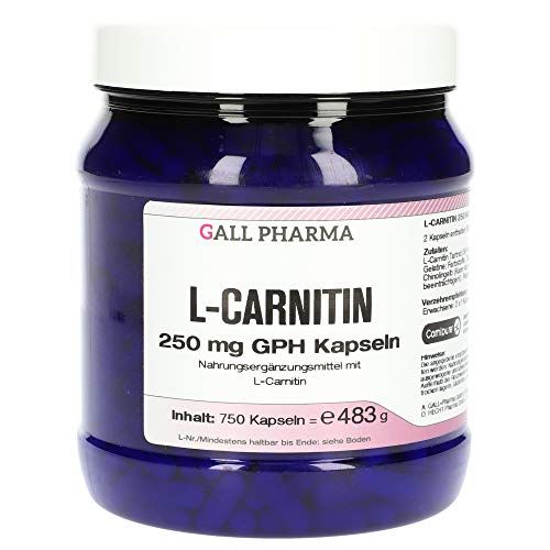 Gall Pharma L-Carnitin 250 mg GPH Kapseln 750 Stück