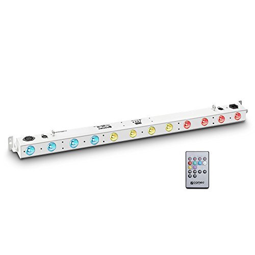 Cameo TRIBAR 200 IR WH 12 x 3 W TRI LED Bar in Weißem Geäuse mit IR-Fernbedienung