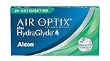 Alcon Air Optix plus HydraGlyde for Astigmatism Monatslinsen weich, 6 Stück / BC 8.7 mm / DIA 14.5 mm / CYL -2.25 / ACHSE 130 / -3.25 Dioptrien
