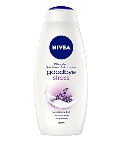 Nivea Cremebad - Goodbye Stress - mit Lavendelhonig Duft - 3er Pack (3 x 750 ml)