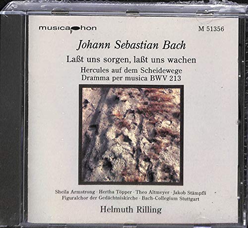 Bach: Hercules at the Crossroads, BWV 213; Concerto BWV 1058 /Rilling by Johann Sebastian Bach, Helmuth Rilling, Helmut Winschermann, Figuralchor der Ged (1996) Audio CD