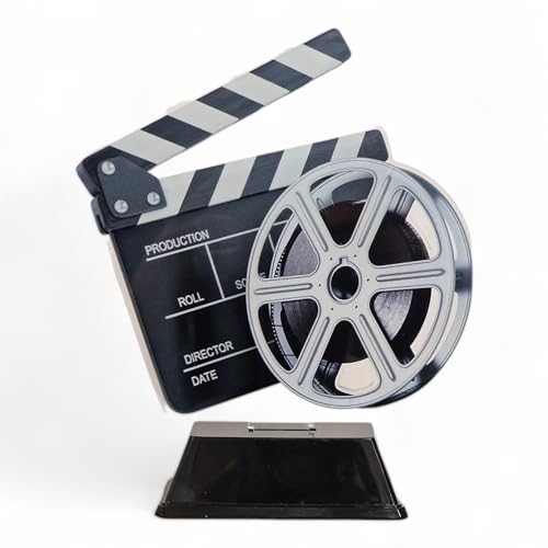 Trophy Monster Film-Trophäe für Clubs und Schulen, Erwachsene oder Kinder, aus bedrucktem Acryl, Größe 175 mm