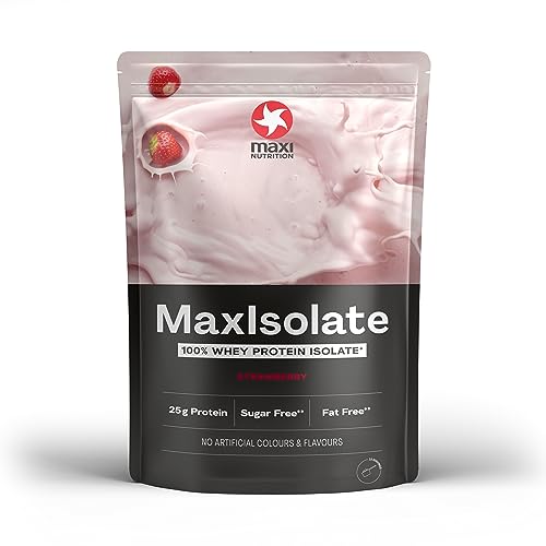 MaxiNutrition 100% Whey Protein Isolat Erdbeere, 1 kg