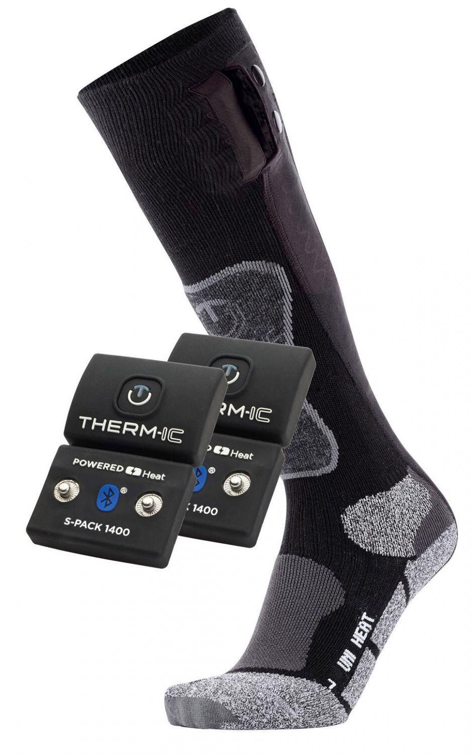 Therm-ic Sock Set Uni S-1400B Heizsocke, Schwarz, 45-47