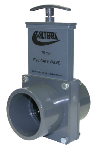 Valterra 8251 Metrisches Absperrventil, PVC, Grau, 75/90 mm Slip-Spig x 75/90 mm Slip-Spig