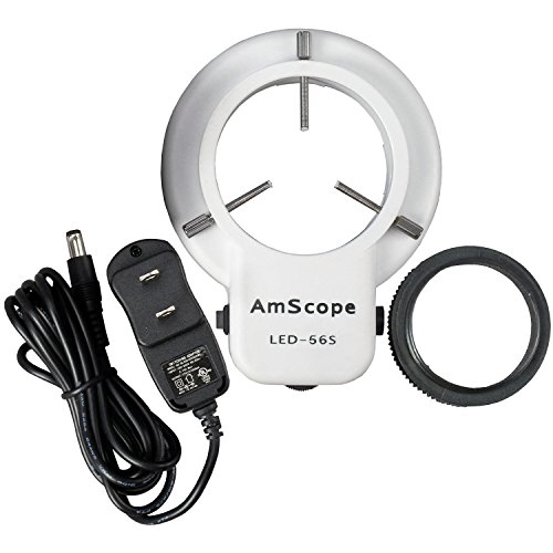 AmScope LED-56S 56 LED Mikroskop Ringlicht mit Dimmer