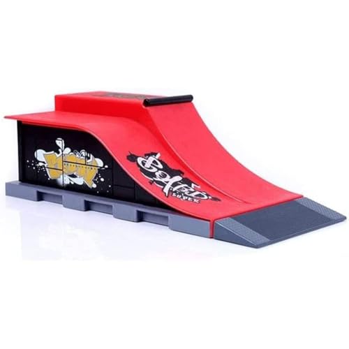 FLADO Mini-Finger-Skateboard, professionelle Szene, Veranstaltungsort-Kombinationsset, Finger-Skateboard, professionelle Szenen-Requisiten für Kinder, Indoor-Abenteuersportspielzeug (E)