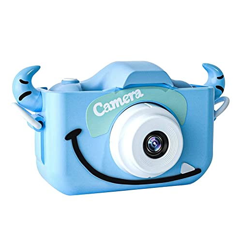 GERALD Kinderkamera-Spielzeug für 3-12-JäHrige und MäDchen, HD 1080P-Digitalkamera für Kleinkinder, Selfie-Kamera, 32 GB SD-Karte, Blau
