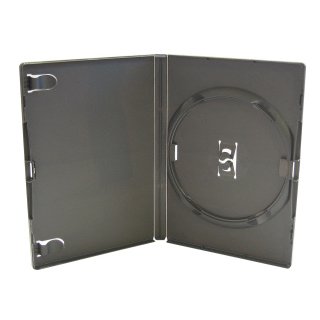 AMARAY DVD Hülle, Hüllen schwarz für 1 Disc 14mm - 25 Stück
