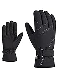 Ziener Damen KORVA Ski-Handschuhe/Wintersport | warm atmungsaktiv, black, 6,5