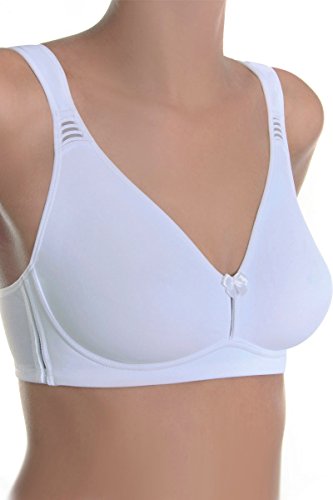 Sassa Damen Sport-BH vorgeformt, Weiss, 80D (Herstellergröße:80D)