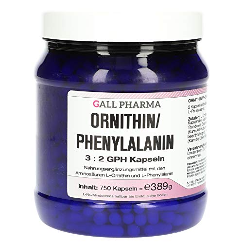 Gall Pharma Ornithin/Phenylalanin 3:2 GPH Kapseln 750 Stück