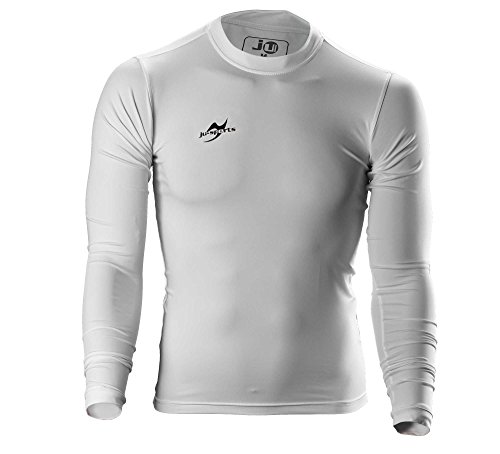 Ju-Sports Compression Shirt Langarm weiß