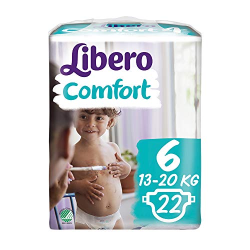 Libero Comfort 6 Baby-Windeln, 13-20 kg, 8 Packungen mit je 22 Stück