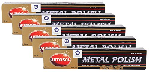 Autosol 5X Metal Polish Edel Chromglanz Metall Politur Chrompolitur 75 ml