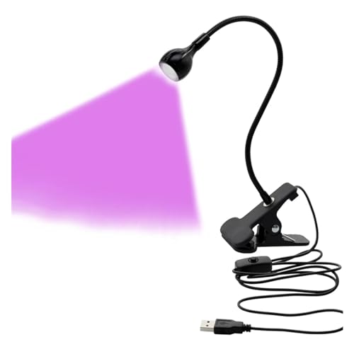 UV-Lichtlampe USB-Hochenergie-UV-Härtungslampe, 365 nm, 385 nm, 395 nm, 405 nm for Schaltungsreparatur, Schweißen, PCB, schnelles Aushärten, Verkleben mit starker Durchdringung (Color : 1 UK, Size :
