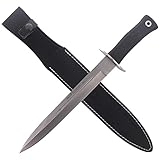Muela Unisex – Erwachsene Scorpion Black and Steel Messer, Silber, one Size