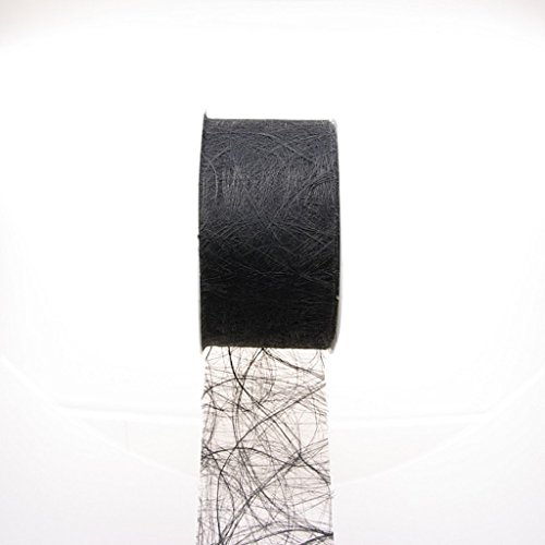 Sizoweb Tischband schwarz 7,9 cm Rolle 50 Meter 64 017-R
