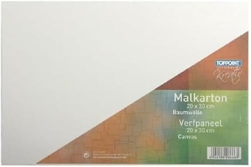 10x Malkarton 30x40cm Malpappe