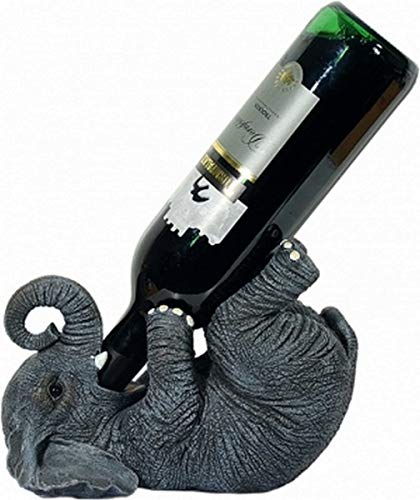 Pfiffig-Wohnen Wein- und Bierflaschenhalter Elefant