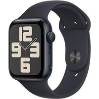 Apple Watch SE (GPS) - 44 mm - Midnight Aluminium - intelligente Uhr mit Sportband - Flouroelastomer - Midnight - Bandgröße: M/L - 32GB - Wi-Fi, Bluetooth - 32,9 g (MRE93QF/A)