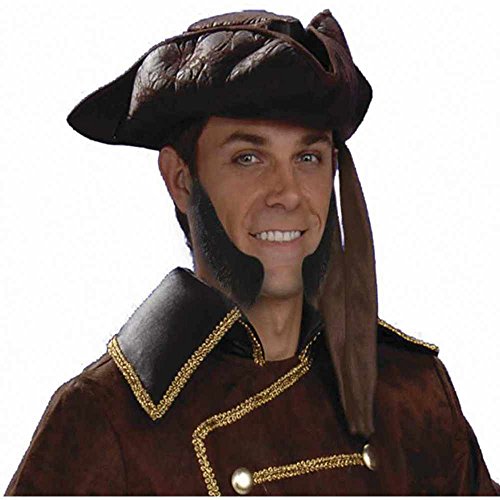 Synthetic Mutton Chop Sideburns Costume Accessory - Black