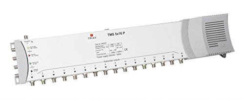 Triax TMS 516 SE P-EU Netzteil 4 SAT + 1 terr. Eingang, 16 Fach weiß