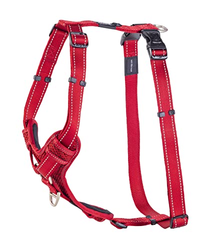 Rogz Control Harness Reflective X-Large Red
