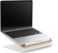 Woodcessories - Laptop Ständer Holz kompatibel für 10" - 16" MacBook Ständer, ergonomische Laptop Halterung aus Eichen Holz
