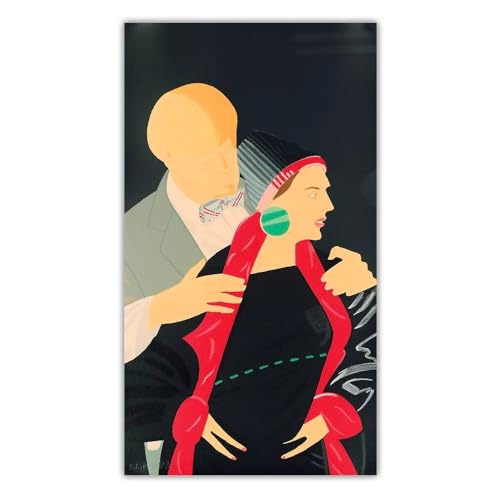 XIAOMENGT Alex Katz-Poster, Pas de Deux-Wandkunst, Alex Katz-Drucke, Alex Katz-Leinwandgemälde für modernes Wohnzimmer, Heimdekoration, Wandbild, 50 x 80 cm, ohne Rahmen