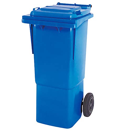 Müllbehälter, Inhalt 60 Liter, blau, BxTxH 445x520x930 mm, hohe Ausführung