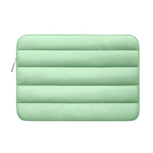 Laptop-Tasche, Tablet-Hülle 9 Zoll, 10 Zoll, 11 Zoll, 12,9 Zoll, 13 Zoll, 13,3 Zoll, geeignet for iPad Air Pro/XiaoMi/Samsung/Huawei/Lenovo, stoßfeste Tasche (Color : Green, Size : 12.9-13.3inch)
