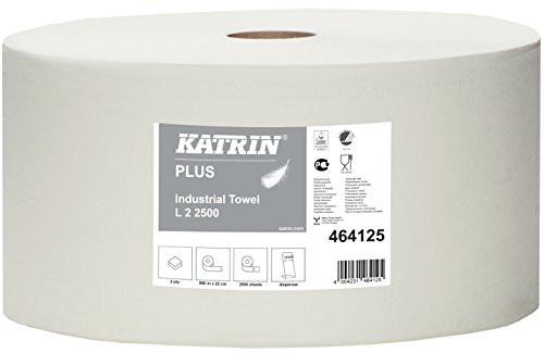 Katrin 464125 Plus L2 2500 Handtuchrolle, 2-lagig, Weiß