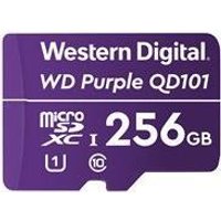 WD Purple 256GB Surveillance microSD XC Class - 10 UHS 1 (WDD256G1P0C)