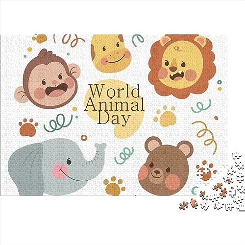 Zoological Park Jigsaw Puzzles Für Erwachsene Puzzle Educational Family Challenging Games Home Decoration Puzzle Learning Educational Toys As Christmas Birthday Gifts 1000pcs (75x50cm)