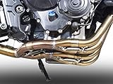 GPR EXHAUST SYSTEM Auspuff Gpr Schalldämpfer für Honda CB 650 F 2014/18 Auspuff genehmigt Rumore mit Racing-Kollektor Serie Furore Schwarz