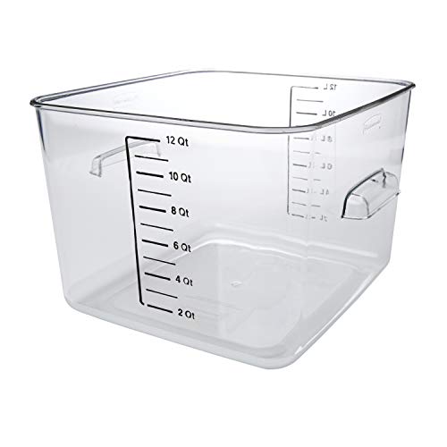 Rubbermaid Commercial Products 11.4L Space Saving Container - Clear