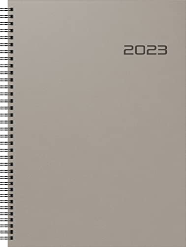 Brunnen Buchkalender 781 21x29,7cm 1 Woche/2 Seiten anthrazit 2023