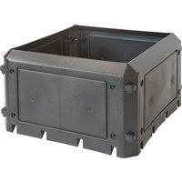 KHW Komposter Bio-Quick Aufbauset Anthrazit 230 l ohne Deckel
