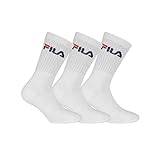 FILA 9 Paar Socken, Frottee Tennissocken mit Logobund, Unisex (3x 3er Pack) (Weiß, 43-46 (9-11 UK))