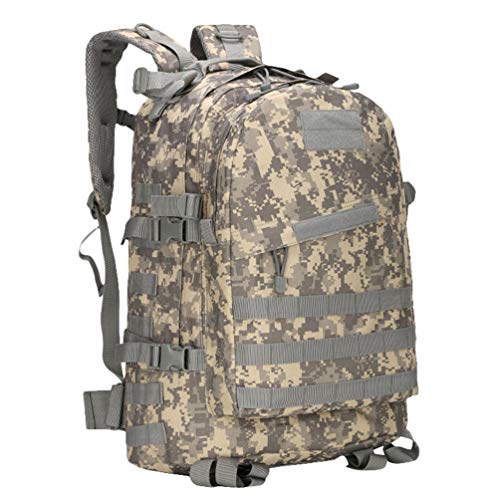 Kaiyei Militär 3 Day Rucksack 40L Camouflage Molle Wasserdicht Dauerhaft Taktische Outdoor Trekking Reisen Kampfrucksack Wanderrucksack Herren Damen Laptop Tasche Army Pack ACU Digital