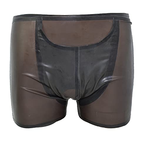 Latex transparent Shorts mit Eingriff Size:3XL