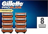 Gillette Fusion5 ProGlide Power Rasierklingen, 8 Stück, Briefkastenfähige Verpackung