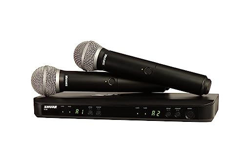 Shure BLX288 / PG58-H10 Vocal Combo mit PG58 Handmikrofonen H10 H10: 542-572 MHz Sortiert