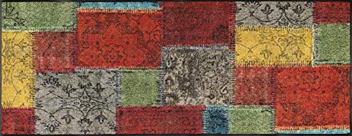 Läufer »Vintage Patches«, wash+dry by Kleen-Tex, rechteckig, Höhe 7 mm