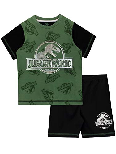 Jurassic World Jungen Dinosaurier Schlafanzug Schwarz 158