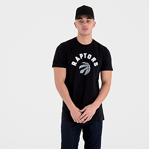 New Era Herren Toronto Raptors T-Shirt, Schwarz, XXL