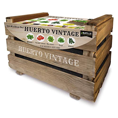 Samen Batlle – Komplettes Huerto Urbano Vintage, 50 x 33 x 30 cm