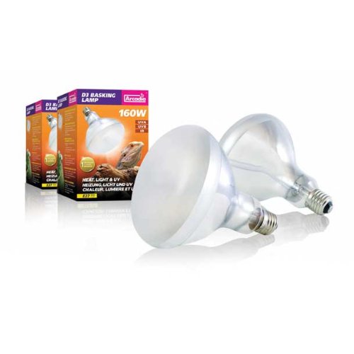 Arcadia D3 UV Basking Lampe 160W E27