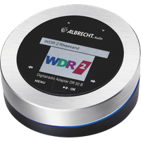 Albrecht DR 50 B, DAB+/UKW Digitalradio-Tuner und Bluetooth Empfänger, mit Farbdisplay und Touchscreen, Farbe: schwarz